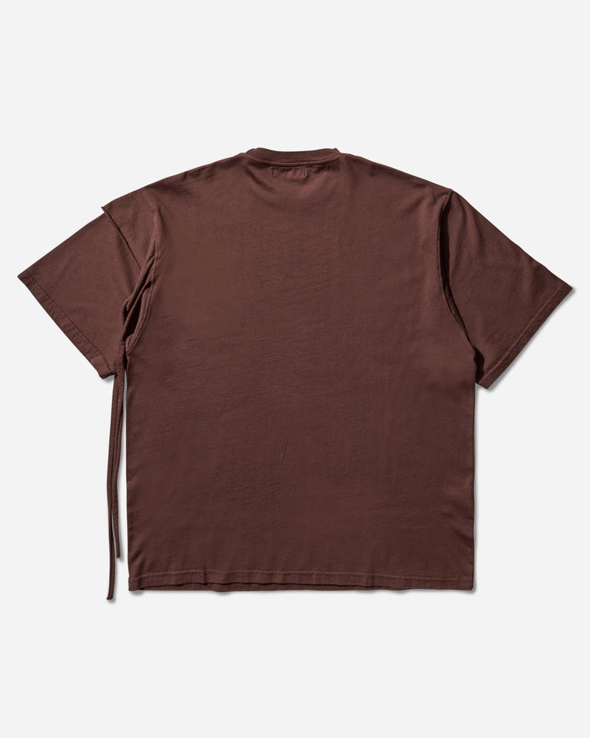 T-shirt Ottolinger Julien Ceccaldi Deconstructed Boxy T-Shirt Brun | 11510241505 BRW