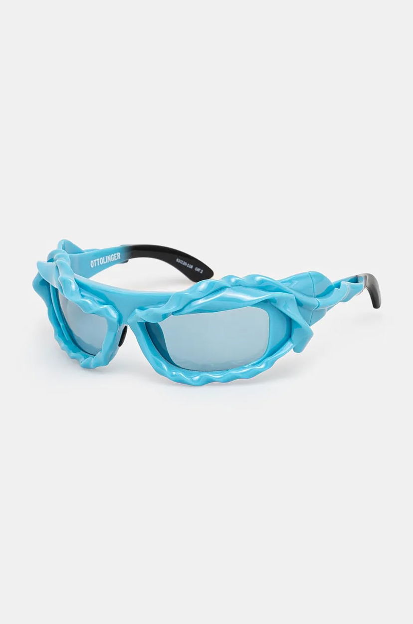 Solglasögon Ottolinger Ottolinger Twisted Sunglasses Turkos | 1272601221