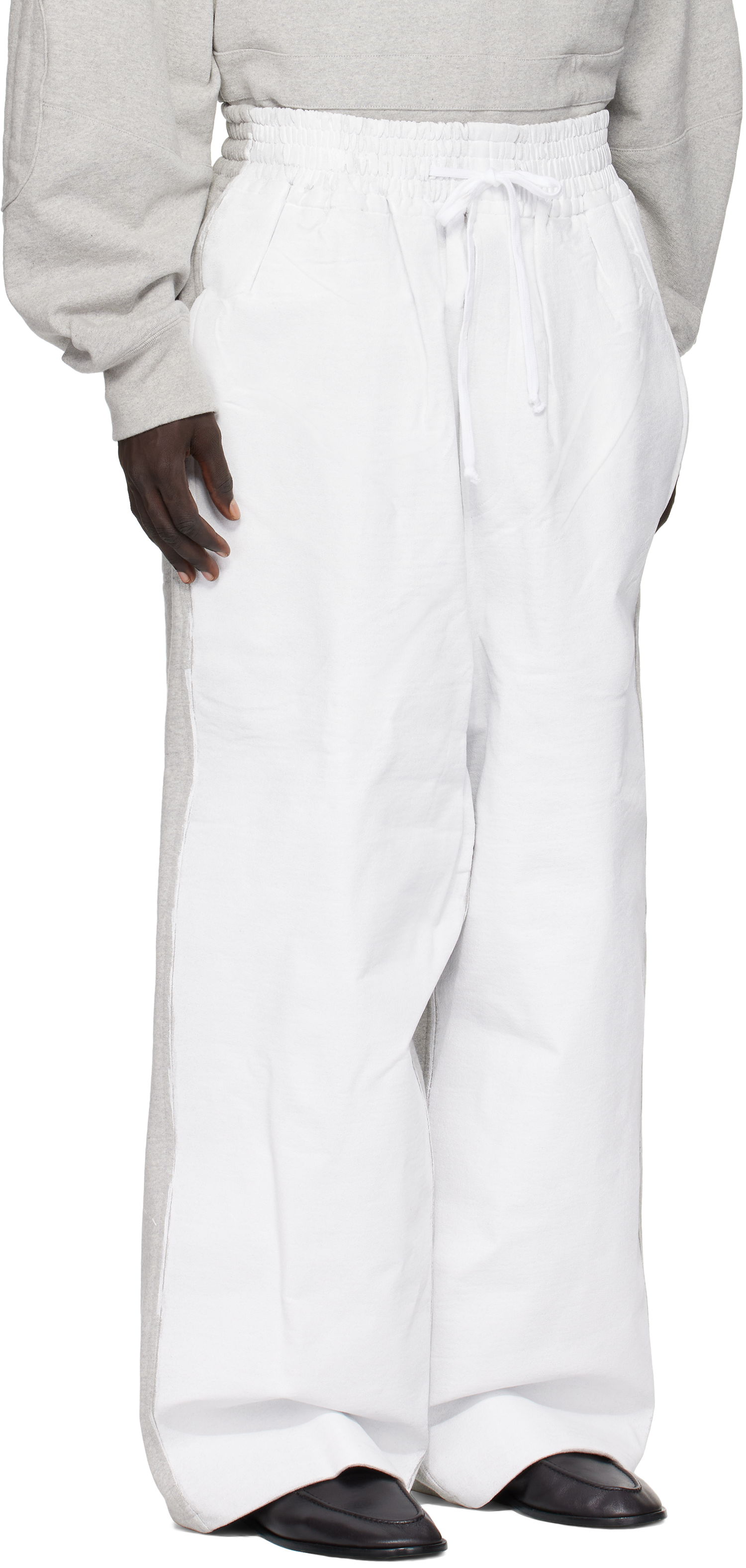 Träningsbyxor HED MAYNER Hed Mayner Painted Sweatpants Vit | HMMB72023S-HB211, 1