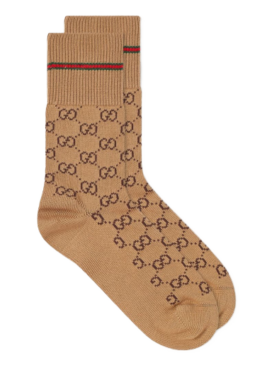 Strumpor Gucci Gg Socks Brun | 572266-4G056-9866