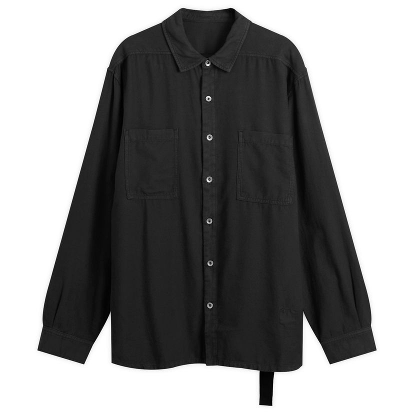 Skjorta Rick Owens DRKSHDW Jumbo Overshirt, Size Large Svart | DU02E7299-CFL-09