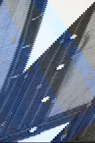 Jacka Drôle de Monsieur Drôle de Monsieur La veste Denim Monogramme Jacket Blå | I.JT182.CO238, 5