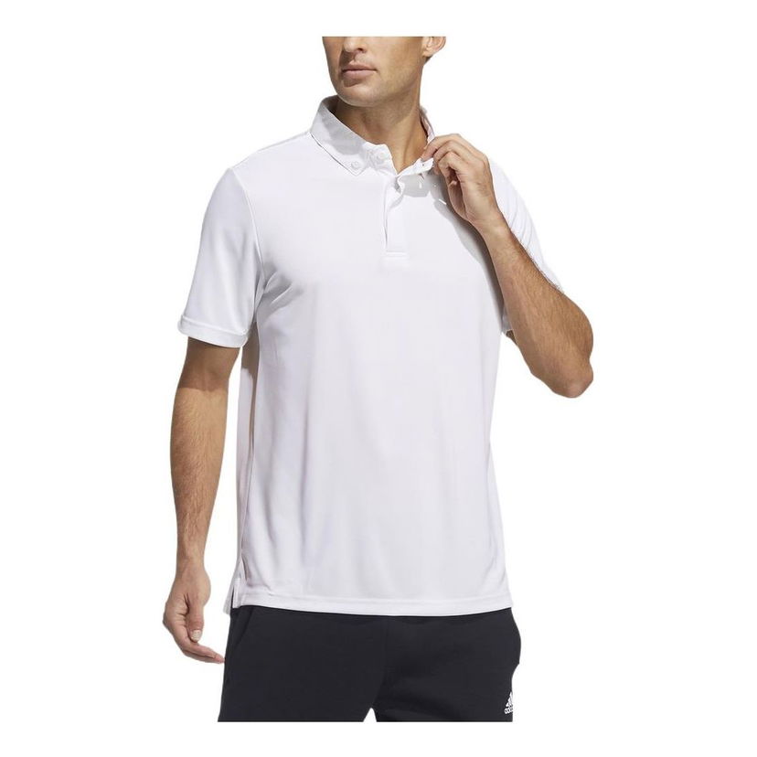 Polotröja adidas Originals adidas Casual Sports Short Sleeve Polo Shirt Vit | GN0810