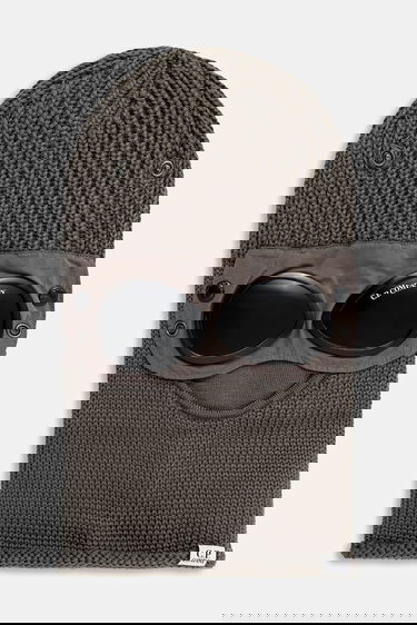 Mössa C.P. Company C.P. Company Knit Balaclava with Goggles Grå | 19CMAC740A005509A, 0