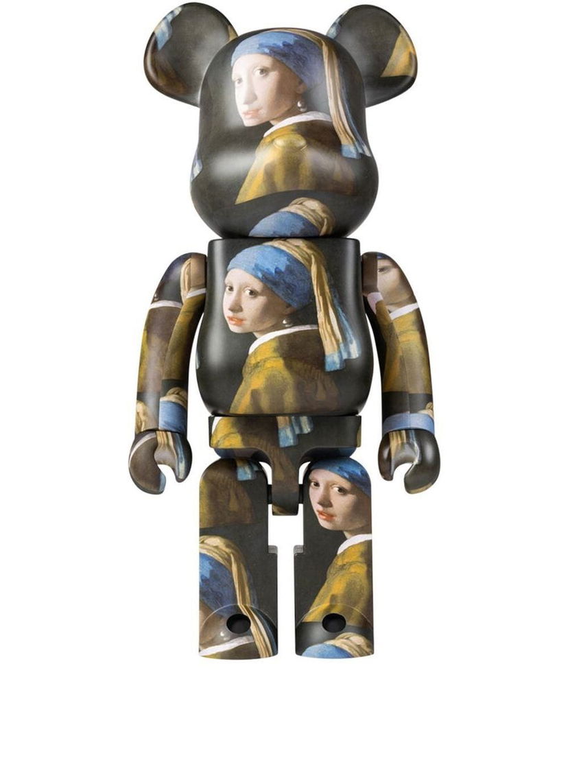Samlarobjekt Medicom Toy Johannes Vermeer Be@rbrick collectible "1000%" - Black Svart | MEDI006819104375