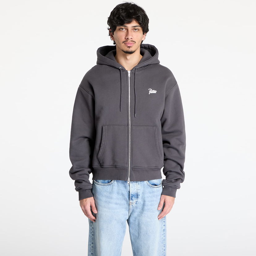 Sweatshirt Patta Patta Classic Zip-Up Hoodie Grå | POC-BS25-2050-331-0001-180