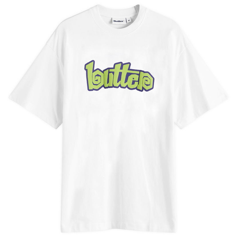 T-shirt Butter Goods Swirl Graphic T-Shirt White Vit | BGQ4240030-WHT