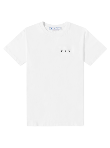 T-shirt Off-White Caravagio Painting Slim Tee Vit | OMAA027C99JER0050110