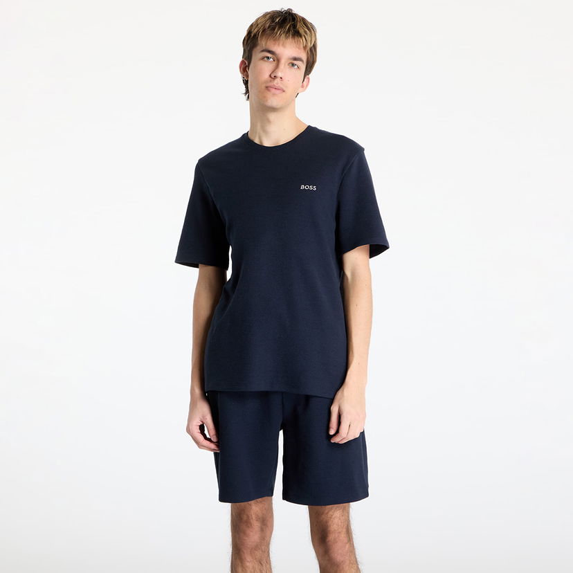 Träningsoverall BOSS Hugo Boss Waffle Tee Mörkblå | 50535891-403