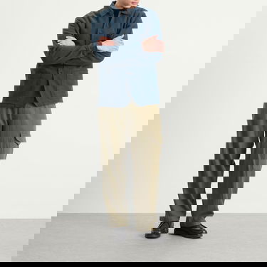 Jacka Portuguese Flannel Labura Chore Jacket, Size Small Blå | AW25007-NVY, 4