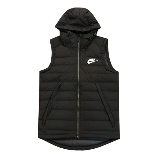 Väst Nike Sports Hooded Vest Svart | AJ7951-010