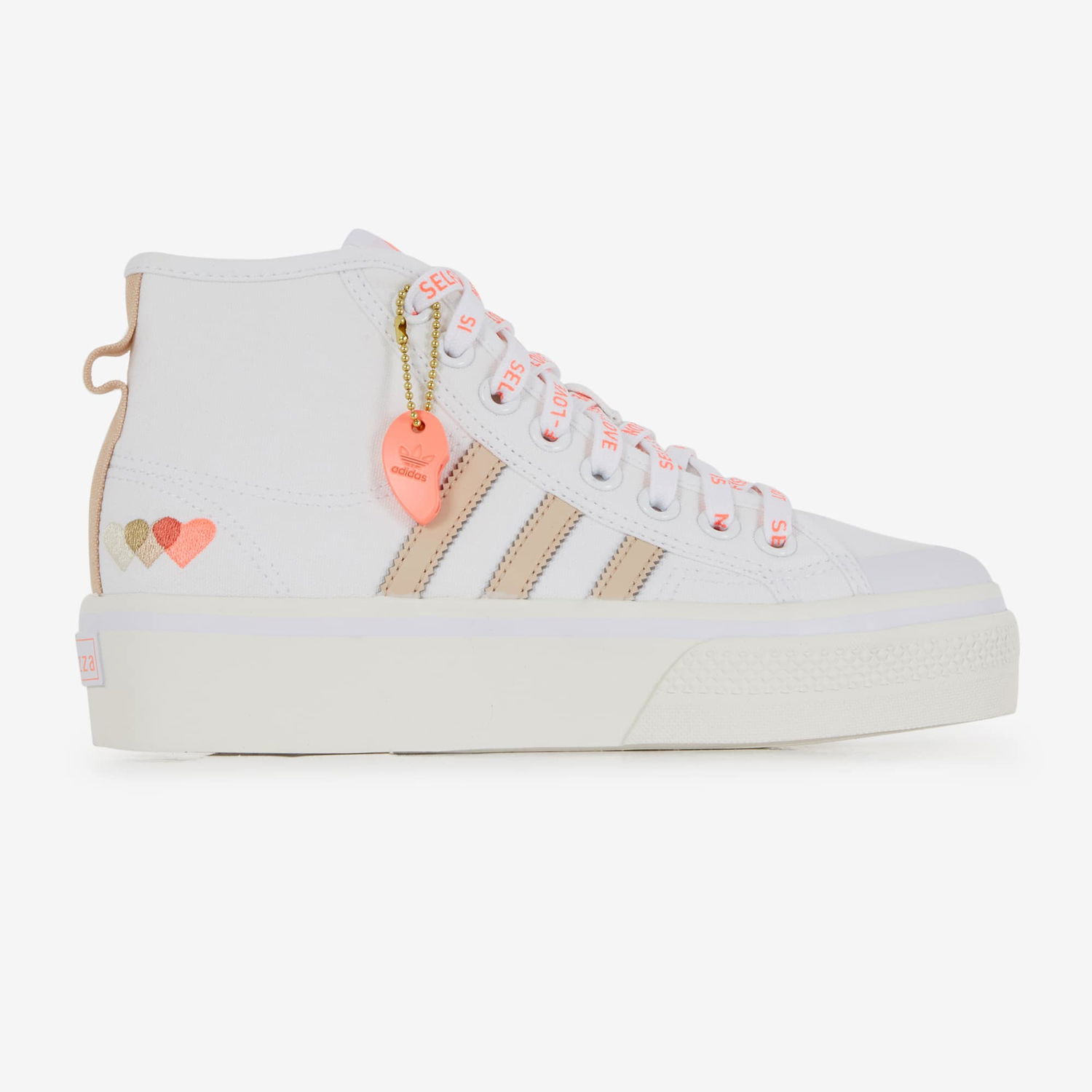 Sneakers och skor adidas Originals Nizza Platform Hi Vit | GW4439, 0