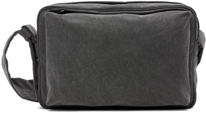 Axelväska Solid Homme Solid Homme Washed Cross Bag Grå | S243BA02
