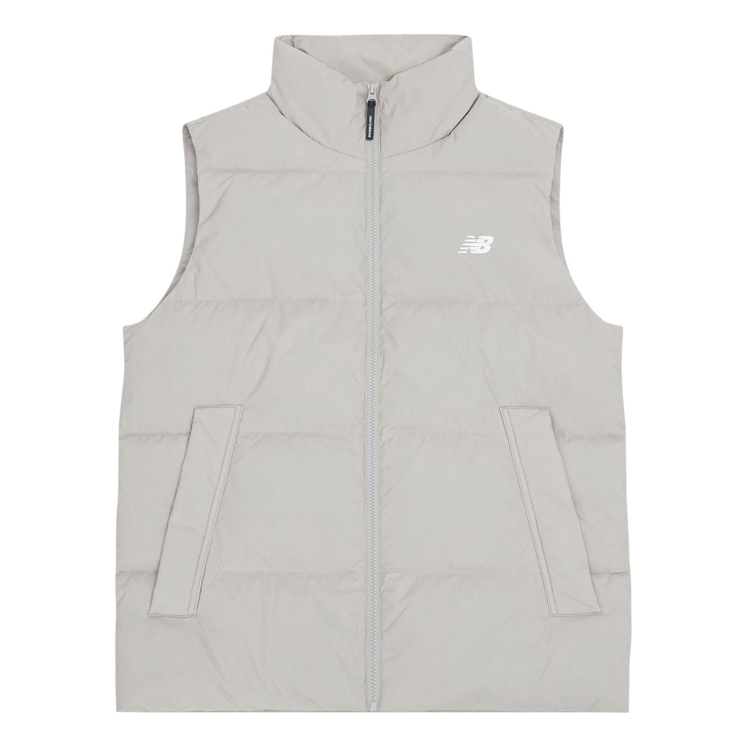 Väst New Balance Padded Vest Grå | AMV34325-SEN, 0