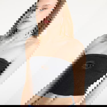 Crop top Diesel Diesel M-Clarksvillex-C Knitted Tube Top Svart | A14813_0AKBQ Black, 1