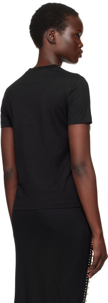 T-shirt Versace Gothic Logo T-Shirt Svart | E77HAHC02_ECJ01C, 2