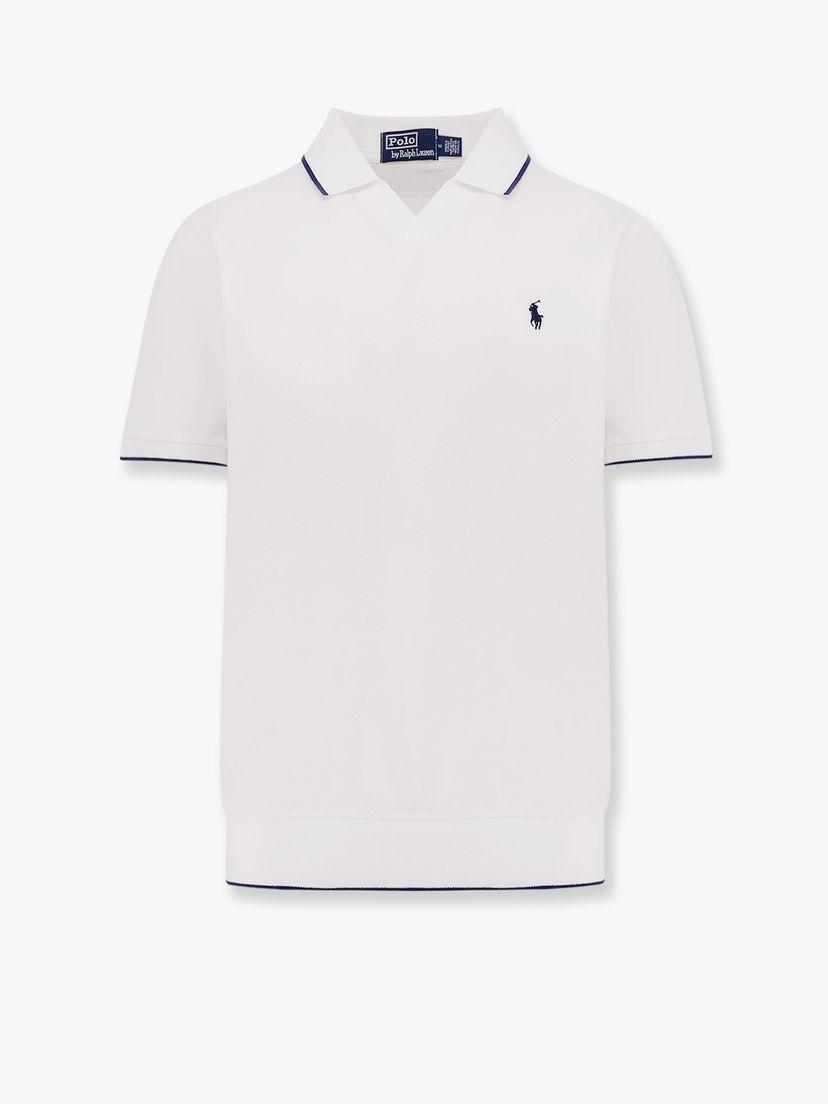 Polotröja Polo by Ralph Lauren Polo Ralph Lauren Men's Polo Shirt Vit | 710964535006