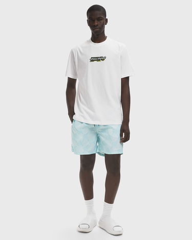 Badkläder DAILY PAPER Dotted Monogram Swim Shorts Turkos | 2513045, 2