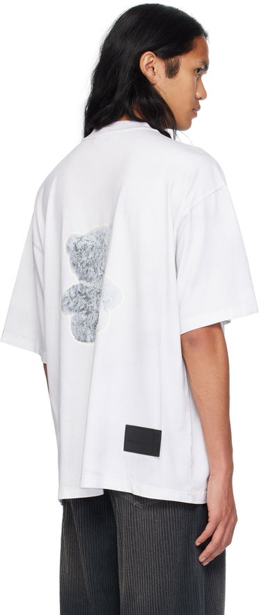 T-shirt We11done We11done Necklace Teddy Graphic T-Shirt Vit | WD-TT9-20-117-U-WH, 2