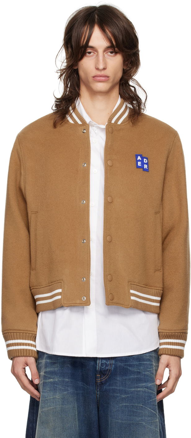 Bomberjacka ADER ERROR TRS Tag Varsity Bomber Jacket Brun | BM42FYJK0504CM