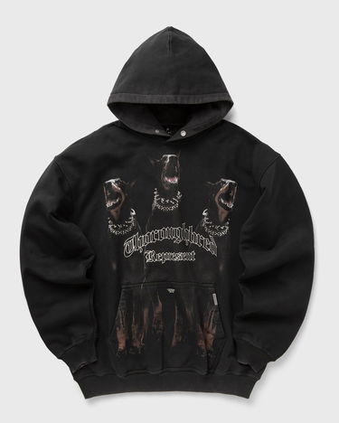 Sweatshirt Represent Clo Represent THOROUGHBRED HOODIE Svart | MLM498-03, 0