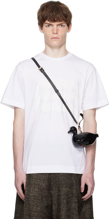 T-shirt Simone Rocha Simone Rocha Daisy Chain Print T-Shirt Vit | 5195P46-M 0569, 0