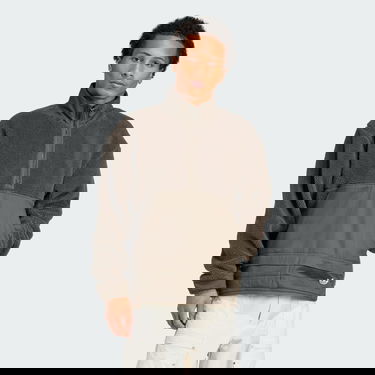 Sweatshirt adidas Performance Essentials Fleece Half Zip Pullover Grön | JD3344, 3