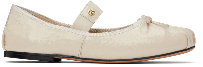 Kläder Anine Bing ANINE BING Jolie Ballerina Flats Vit | A-14-11216-IVY17