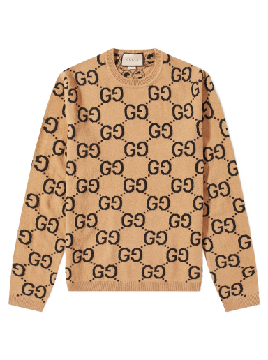 Sweater Gucci Jumbo GG Crew Neck Knit Flerfärgad | 692900-XKCC5-2075