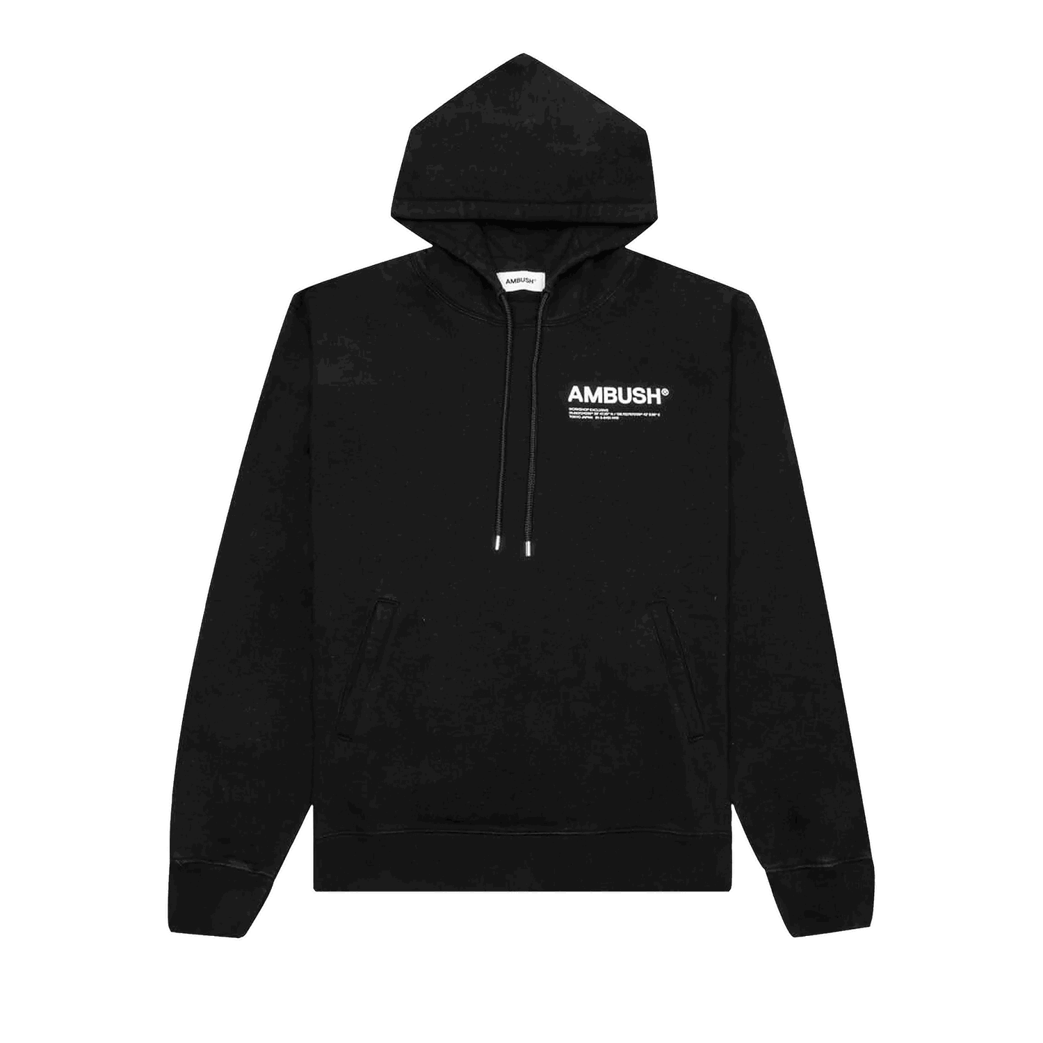Sweatshirt Ambush Workshop Hoodie Svart | BMBB012S22FLE001 1002, 0