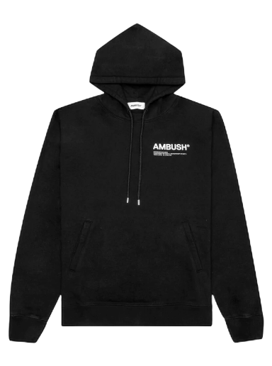 Sweatshirt Ambush Workshop Hoodie Svart | BMBB012S22FLE001 1002