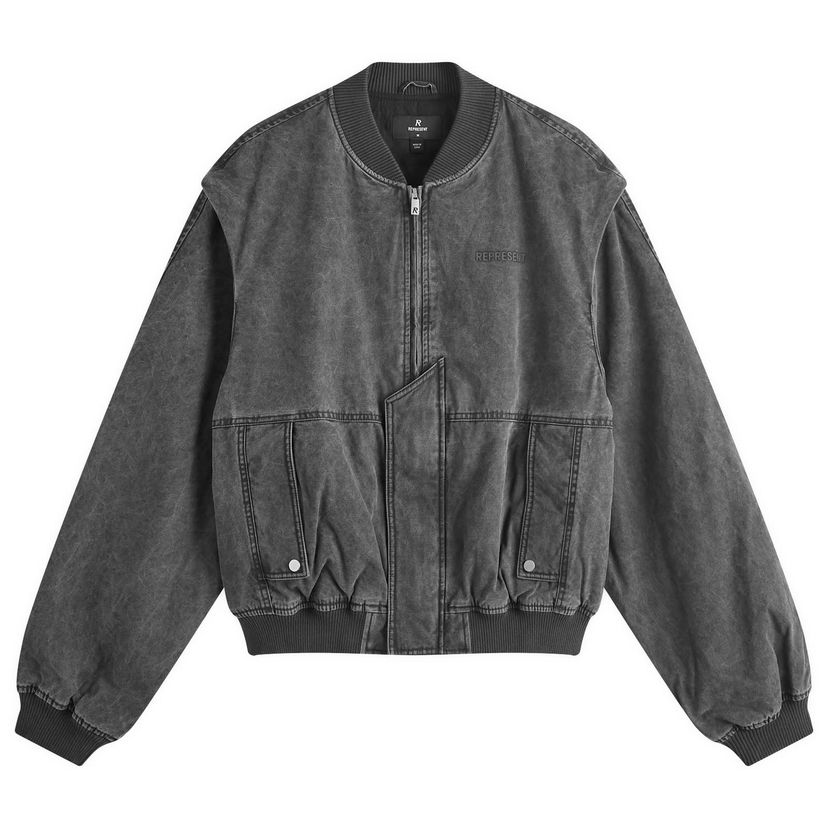 Bomberjacka Represent Clo Inset Sleeve Bomber Jacket Grå | MLM1034-230