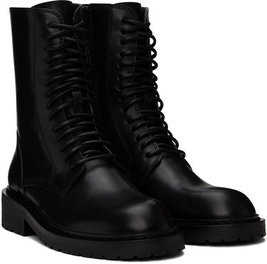 Kläder Ann Demeulemeester Ann Demeulemeester Danny Lace-Up Boots Svart | 2201-W-C01-380-099, 3