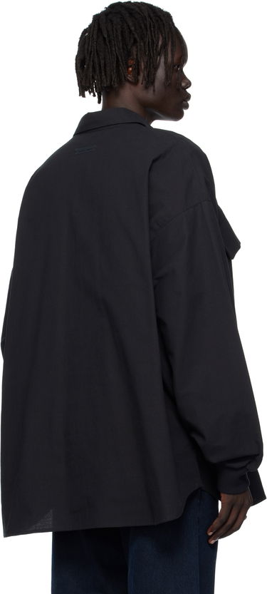 Skjorta Fear of God Fear of God ESSENTIALS Oxford Shirt Svart | 186SP254420F, 2