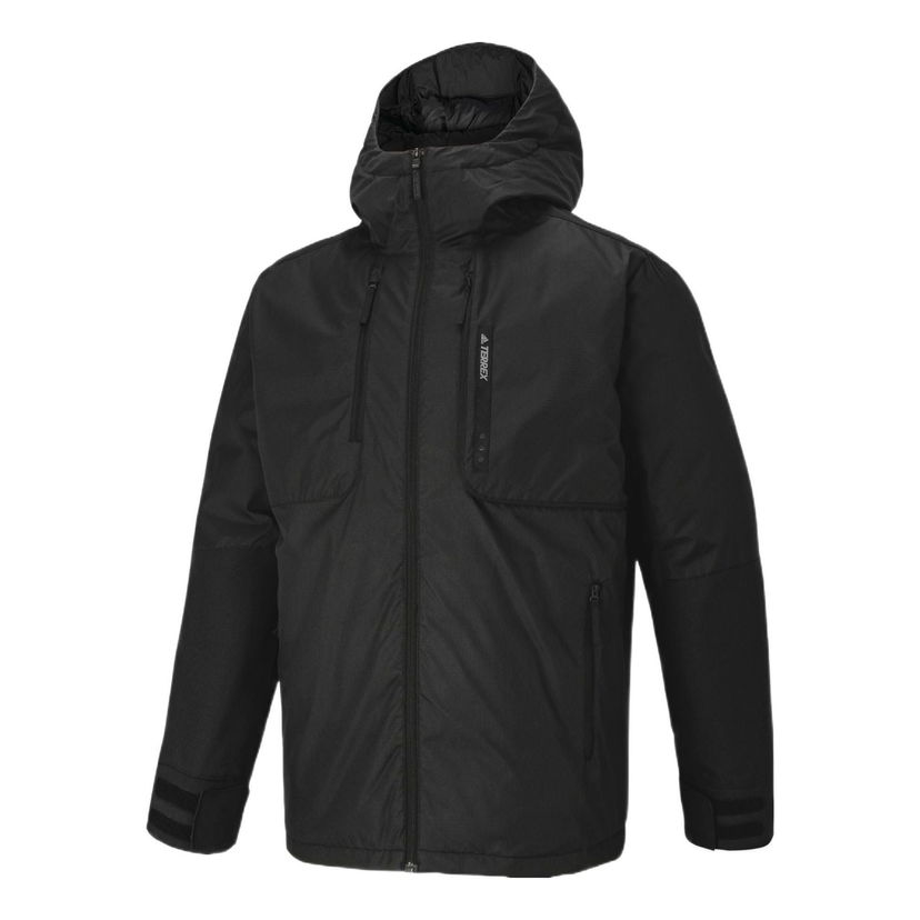 Vindjacka adidas Performance Terrex Fwa Vrst Gdown Hooded Down Feather Jacket Svart | HE3688