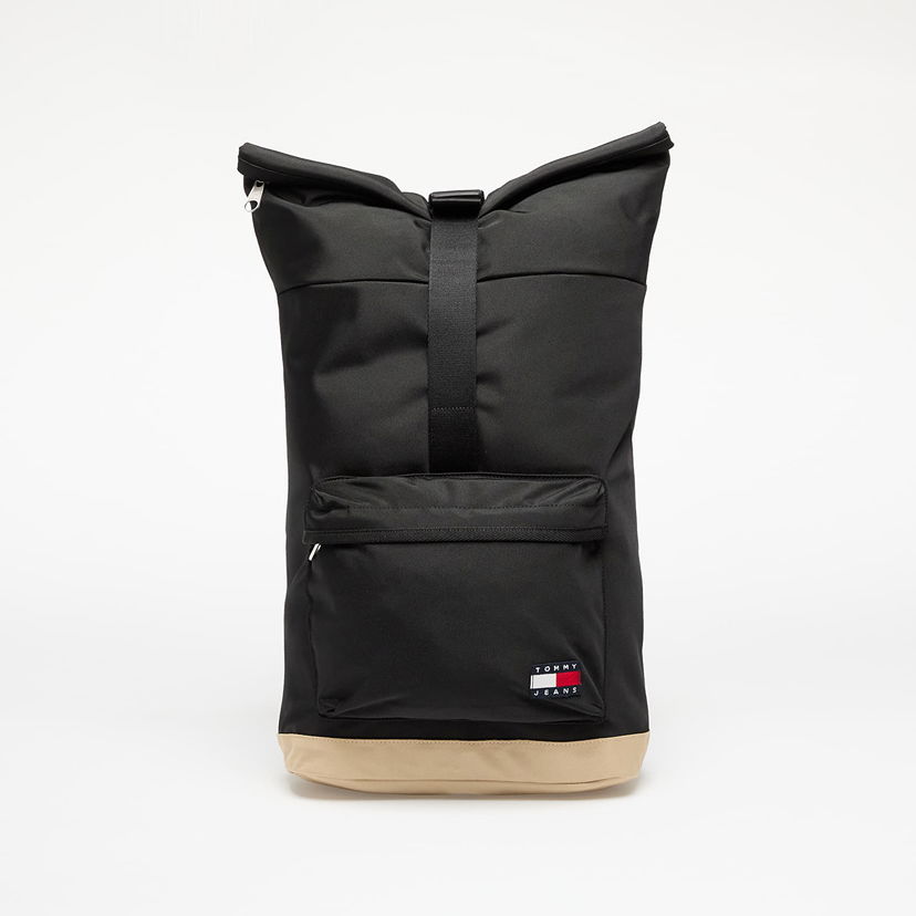 Ryggsäck Tommy Hilfiger Tommy Jeans Essential Daily Rollto Backpack Svart | AM0AM13323 BDS