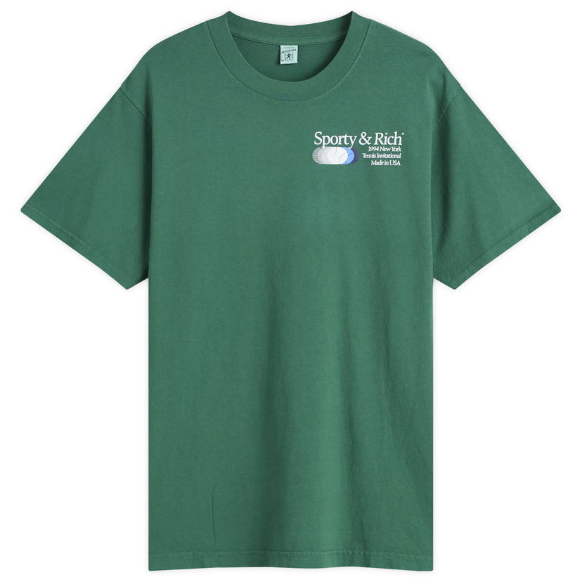 T-shirt Sporty & Rich Invitational T-Shirt, Size Large Grön | TO043621168GR03