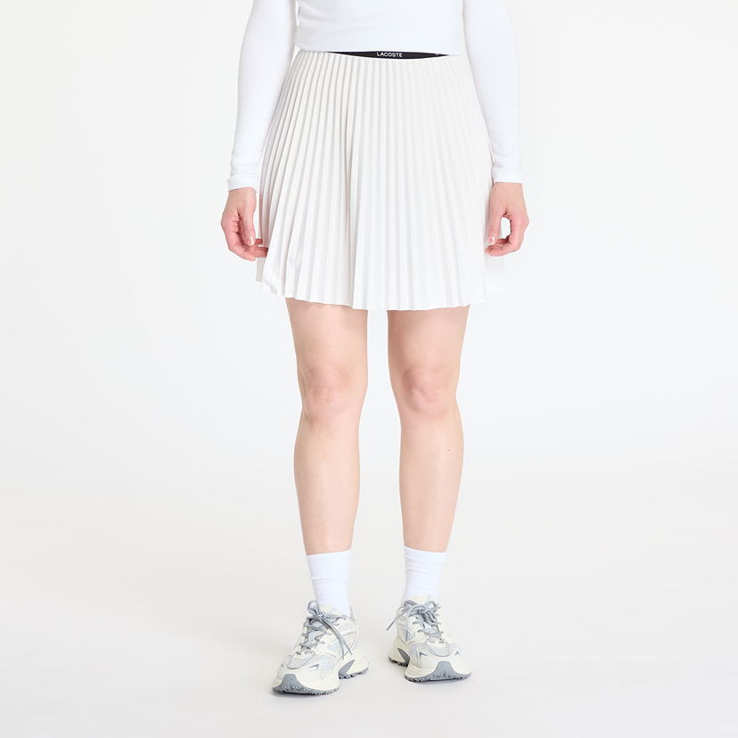 Kjol Lacoste LACOSTE Pleated Tennis Skirt Vit | JF1403 70V
