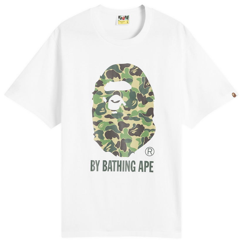 T-shirt BAPE A Bathing Ape ABC Camo T-Shirt, Size Large Vit | 001TEL301007M-WGN