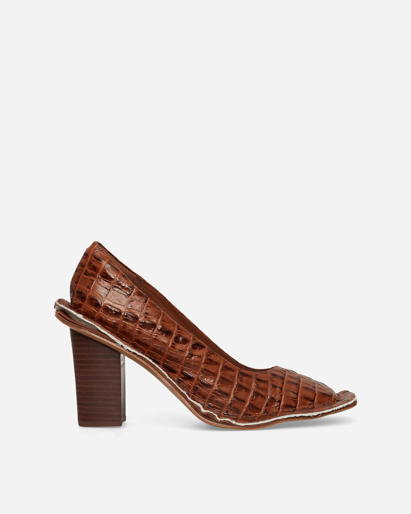 Tillbehör Clarks Martine Rose Pretzel Slingback Heels Brun | 26183328 BRW