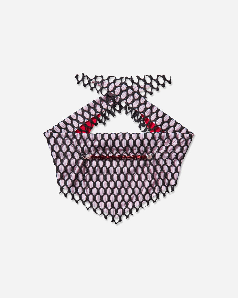 Halsband KIKO KOSTADINOV Armantrout Pearl Necklace with Pink Stripes and Red Pearls Rosa | KKWAW25NL01 155