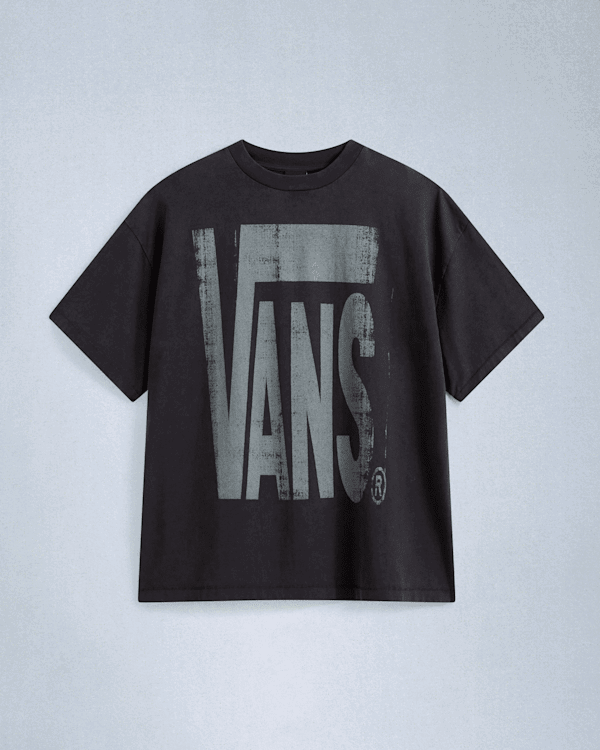 T-shirt Vans Act Of Disagreement Brushed Logo T-Shirt Svart | VN000TR2EMQ