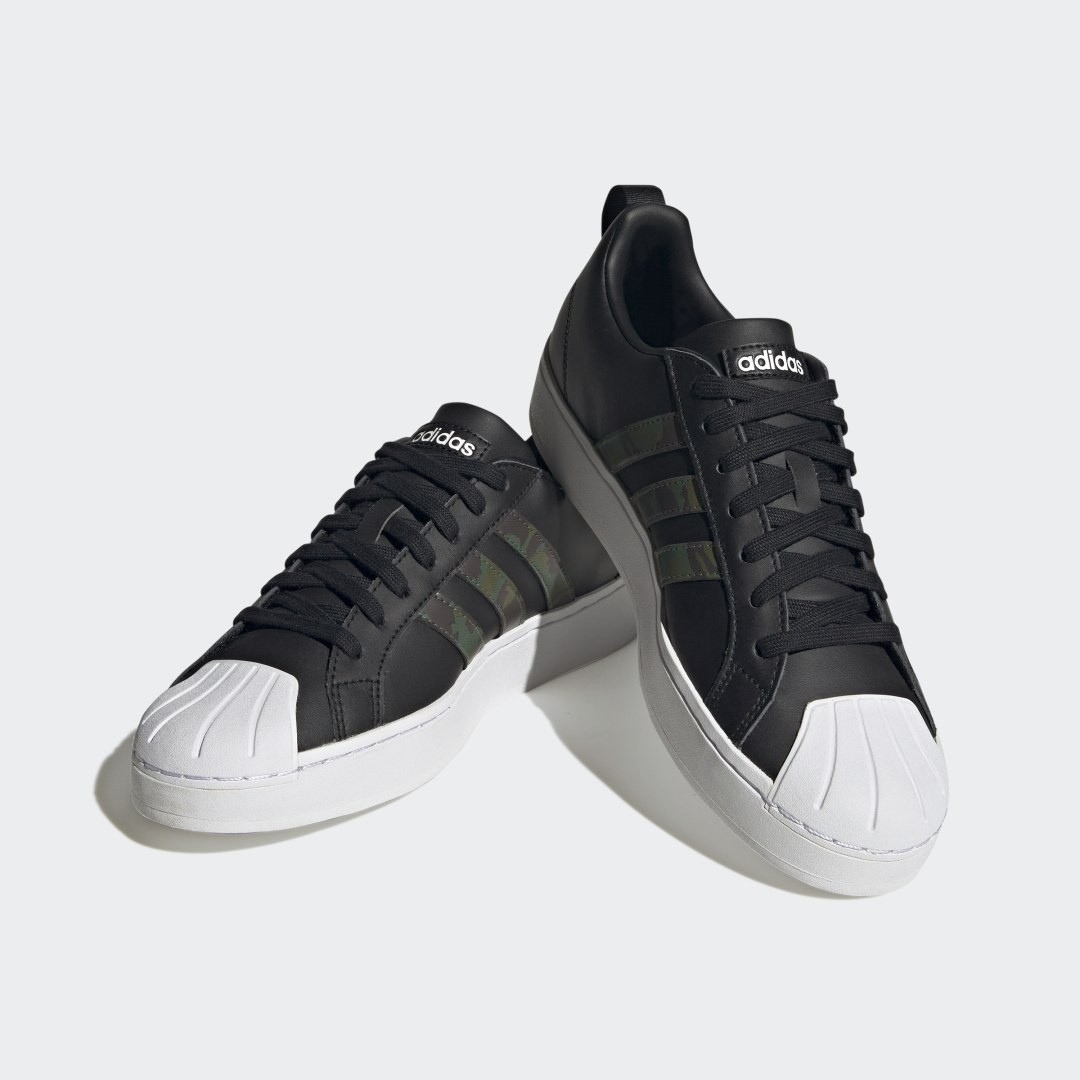 Sneakers och skor adidas Performance Streetcheck Cloudfoam Lifestyle Basketball Low Court Camo Graphic Svart | H06222, 1