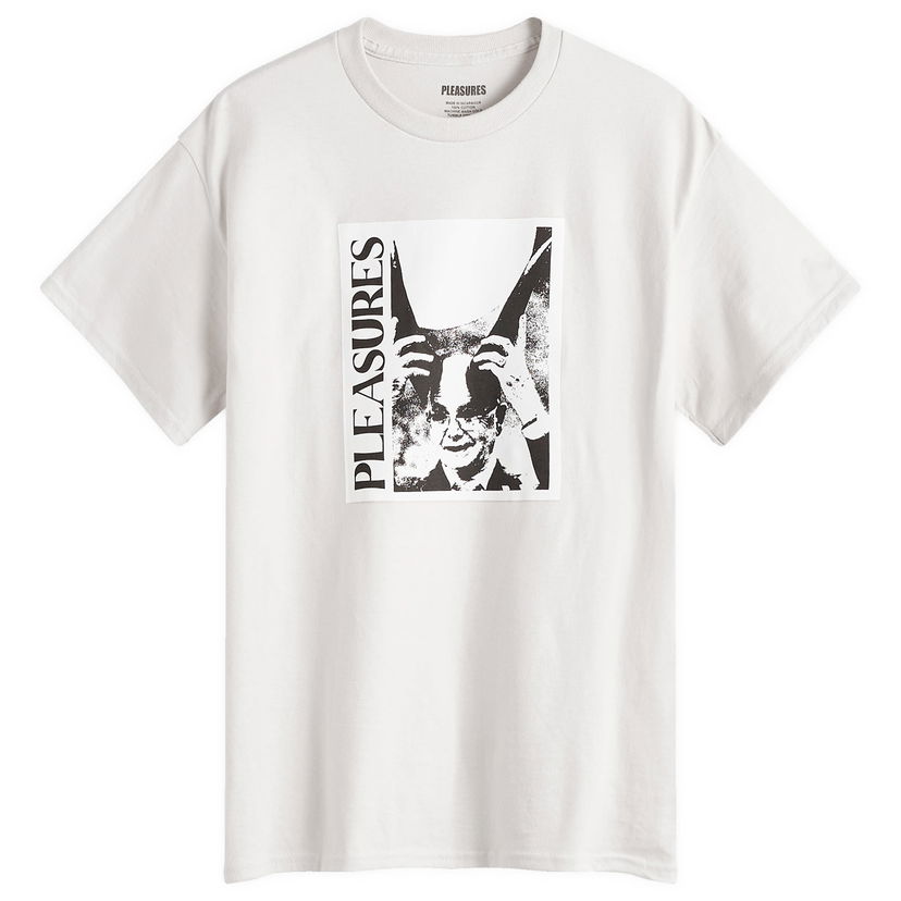 T-shirt Pleasures Graphic Print Cotton T-Shirt Vit | P24W041-GREY