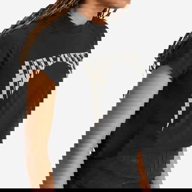 Crop top Rick Owens Rick Owens DRKSHDW Cropped Small Level T-Shirt, Size Large Svart | DS01E3207-RNEP2-0908, 5
