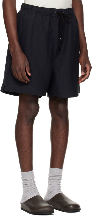 Shorts Studio Nicholson Starboard Drawstring Shorts Vit | STARBOARD SNM - 1369, 4