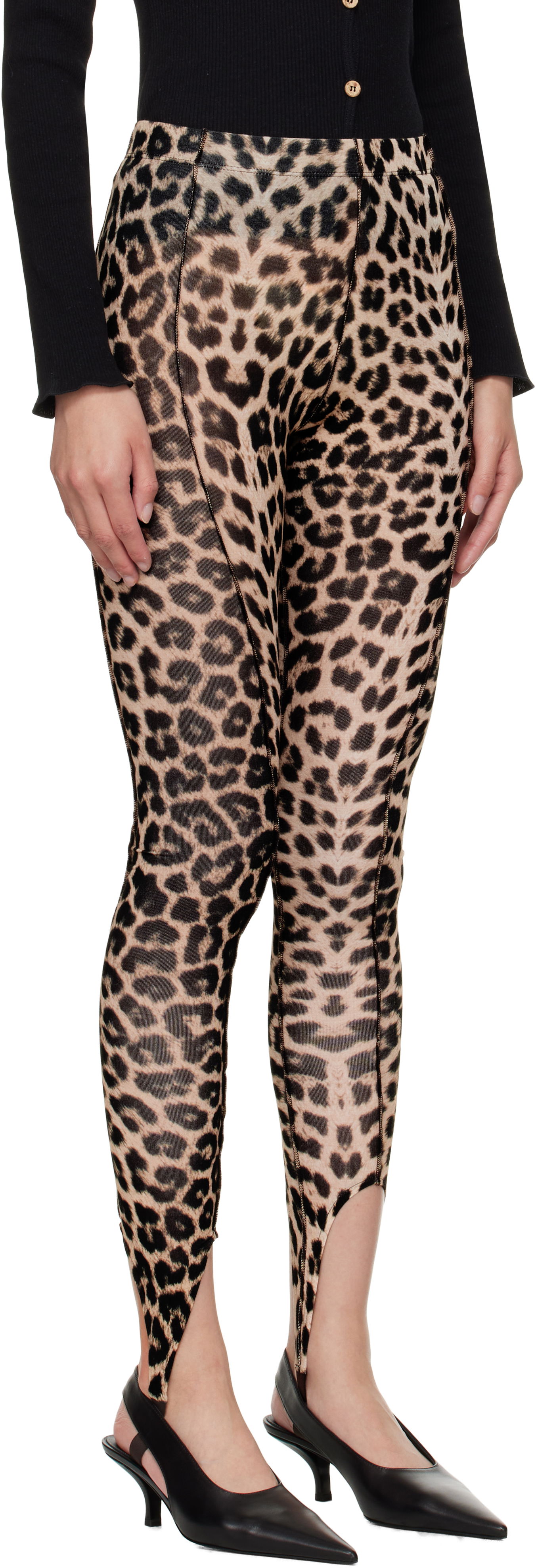 Damasker Baserange Baserange Sync Stirrup Leggings Brun | PASL-CI-AU25, 1