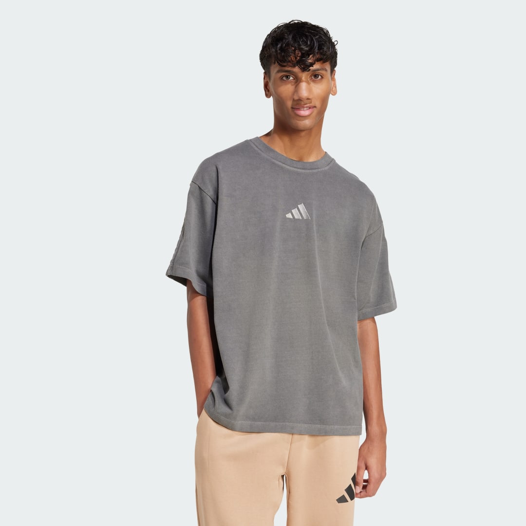 T-shirt adidas Performance ALL SZN Washed Tee Grå | JN0611, 0