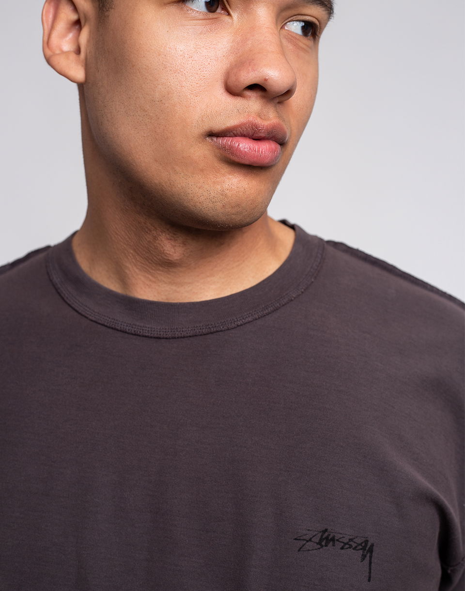 T-shirt Stüssy Pig. Dyed Inside Out Crew Svart | 1140283, 1