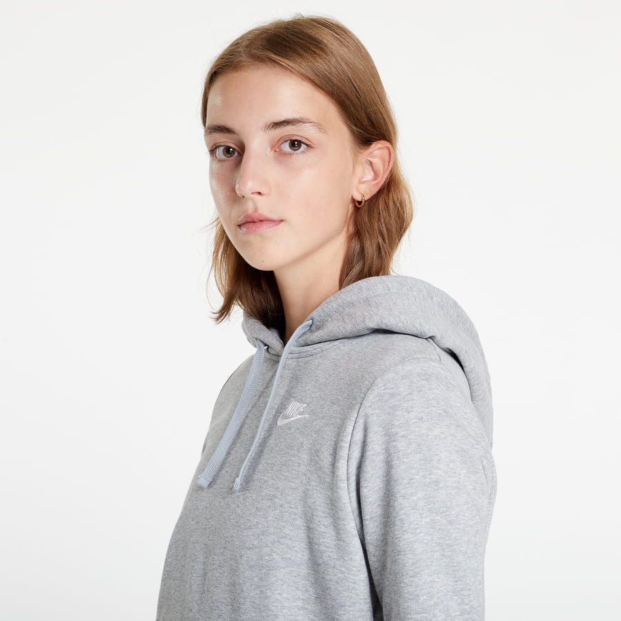 Sweatshirt Nike Sportswear Club Fleece Hoodie Grå | DQ5793-063, 1